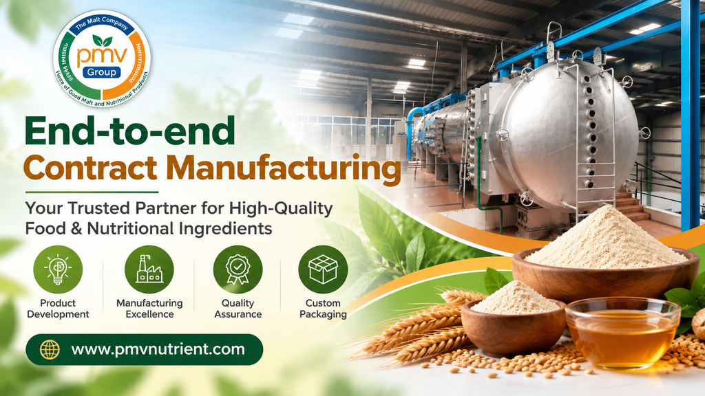End-to-end contract manufacturing facility with industrial band dryer – PMV Nutrient